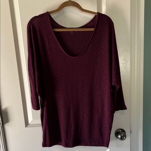 Chic Plum Women's Tunic Top